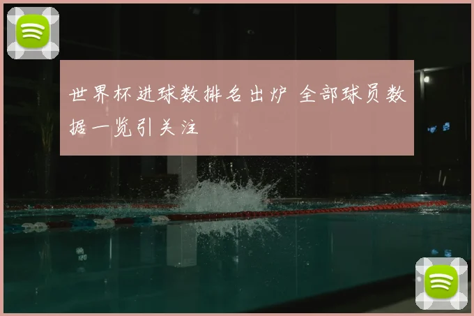 世界杯进球数排名出炉 全部球员数据一览引关注