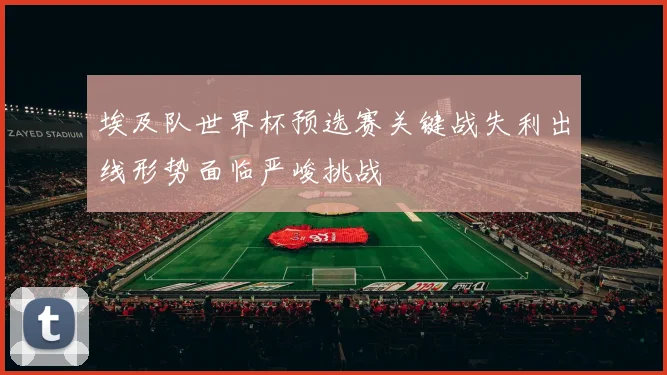 埃及队世界杯预选赛关键战失利出线形势面临严峻挑战